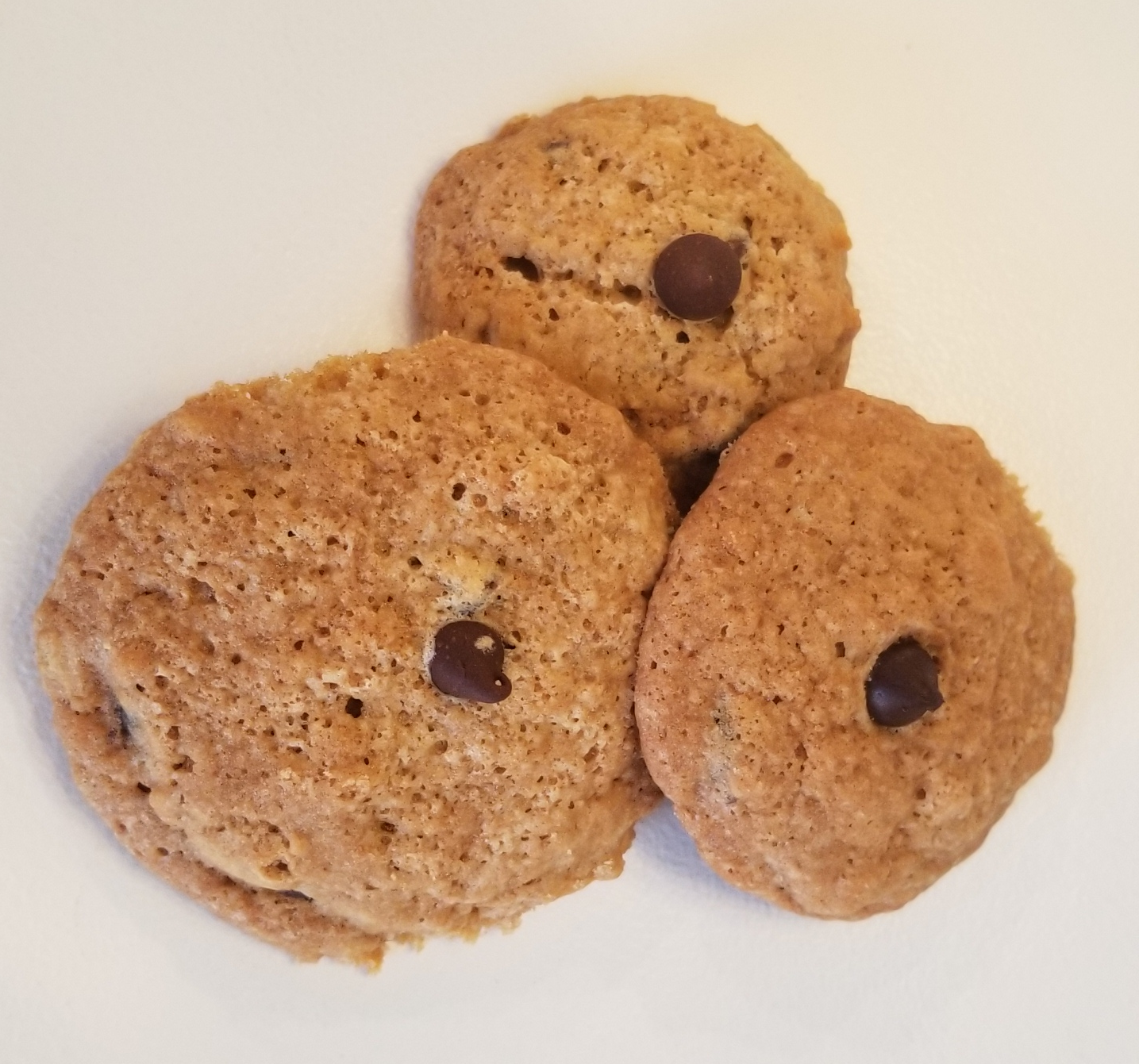 Swiss Meringue Chocolate Chip Cookies